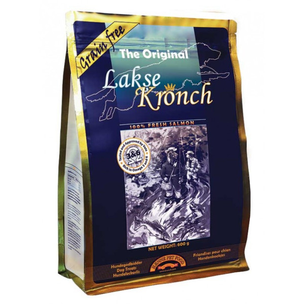 挪威 Kronch - 三文魚餅 - 高營養配方 ( 600 克 ) x 2 包
